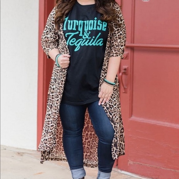 NWT! Leopard/ Cheetah CraZy TrAiN Kimono/ Duster! - Picture 5 of 5
